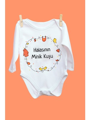 Limon Halasının Minik Kuşu Desenli Uzun