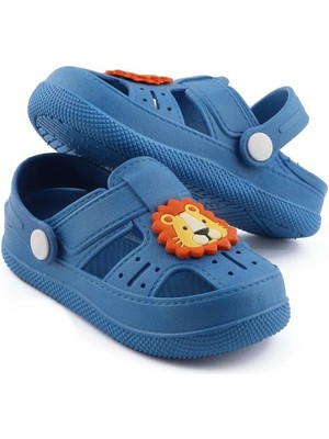 Daye BK1001 Kaydırmaz Aslan Desenli Çocuk Sandalet Terlik