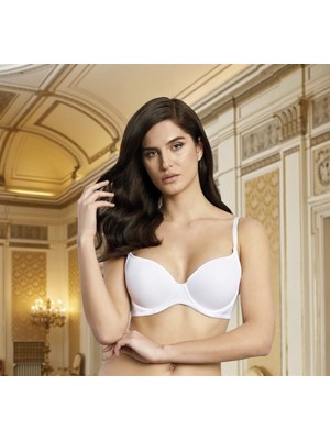 Nurteks Desteksiz Beyaz Sutyen 198