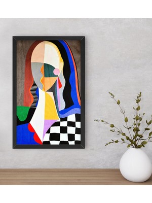 Bk Gift Dear Mona Dekoratif Ahşap Siyah Çerçeveli Tablo-1