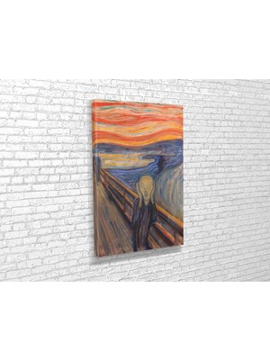 Tablo 360 Edvard Munch - The Scream Kanvas Tablo