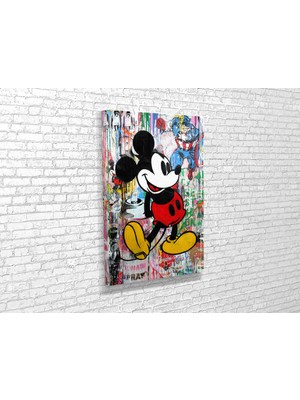 Tablo 360 Mickey Mouse Mural Kanvas Tablo