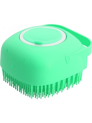 Pazariz Duş Jeli Hazneli Silikon Fırça Kese Çok Amaçlı Vücut Temizleme Kesesi Banyo Lifi