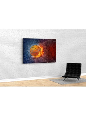 Tablo 360 Basketbol Topu Kanvas Tablo
