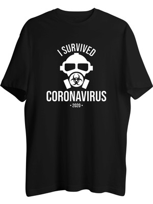 AyveGa I Survived Corona Tişört