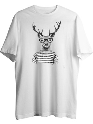 AyveGa Hipster Deer Tişört