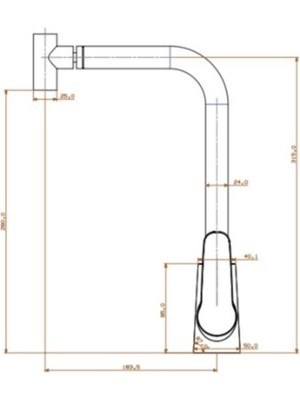 Creavit Bevel Mutfak Evye Bataryası Mafsallı BV8645