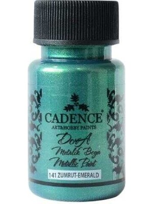Cadence 141 Zümrüt - Emerald Dora Metalik Boya 50 ml