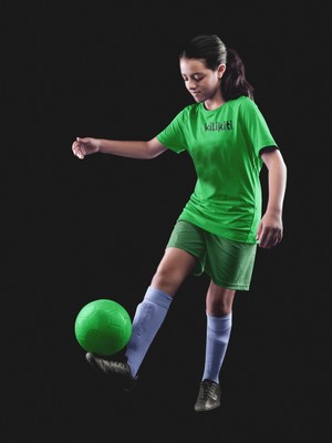 Kilikiti Unisex Çocuk Spor Bisiklet Yaka T-Shirt