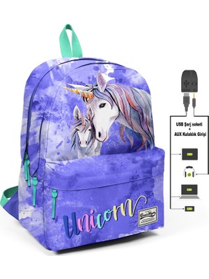 Coral High 23422 Usb-Aux Soketli Sırt Çantası