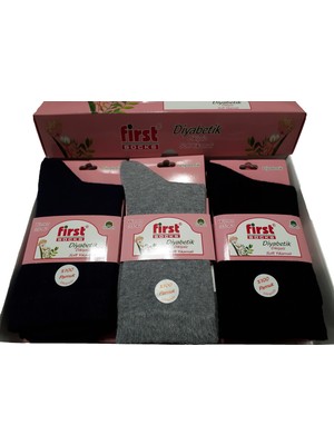 First Trendcorap First  Bayan Şeker Çorabı 12 Adet