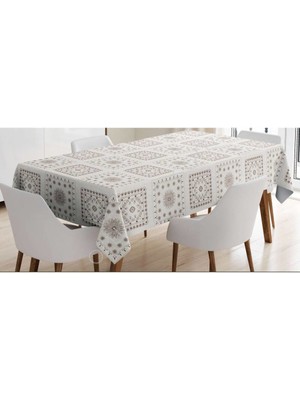 Clk Home Astarlı Silinebilir Pvc Muşamba Masa Örtüsü 87-A