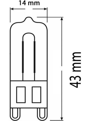 Osram 66740 40W Halopin Fırın Ampul G9 Duy 2700K (5 Adet)