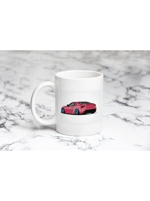 Pazariz Pembe Araba 2 Kupa Bardak