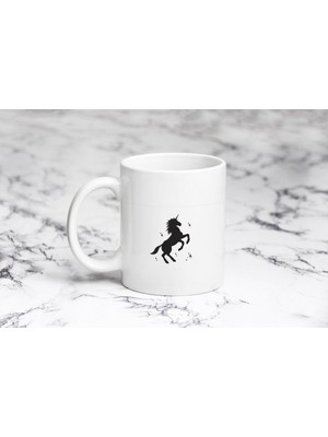 Pazariz Şaha Kalkmış At Kupa Bardak