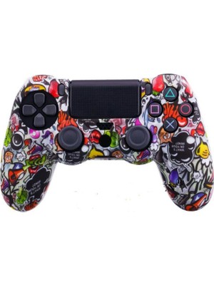 Konsol İstasyonu Desenli Playstation 4 Ps4 Kol Kılıfı - Dualshock 4 Kılıf