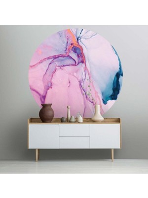 Kt Grup Pink-Blue Bohemian Pastel Duvar Sticker