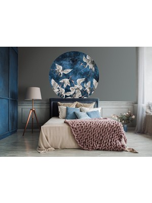 Kt Grup Bohomian Kuşlar Muhteşem Manzara Dev Duvar Sticker