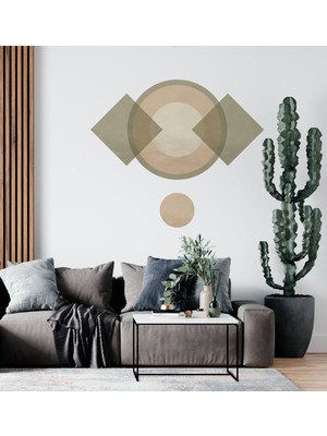 Kt Grup Boho Geometrik Duvar Sticker