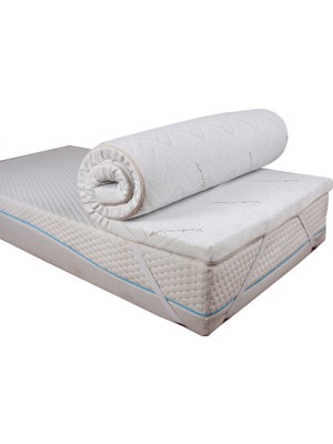 2M Home Yıkanabilir 6 cm Lastikli Visco Yatak Pedi & Şiltesi