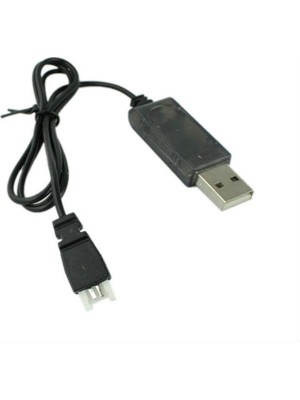 Profisher USB Şarj Cihazı 3.7V Lipo Batarya H8 Eachine Syma Hubsan Dronlar İçin Siyah