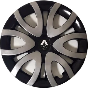 Renault Clio 4 15'' Inç Gri - Siyah 4'lü Set Jant Kapağı
