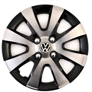 Volkswagen Phaeton 15'' Inç Gri - Siyah 4'lü Set Jant Kapağı Çelik Jant Görünümlü