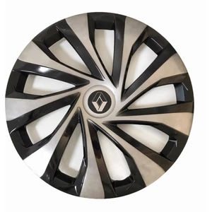 Renault Clio 5 15'' Inç Gri - Siyah 4'lü Set Jant Kapağı