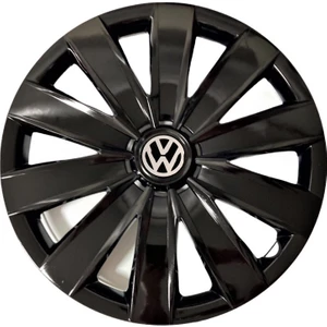 Volkswagen Passat Variant 15'' Inç Piano Black 4'lü Set Jant Kapağı Çelik Jant Görünümlü