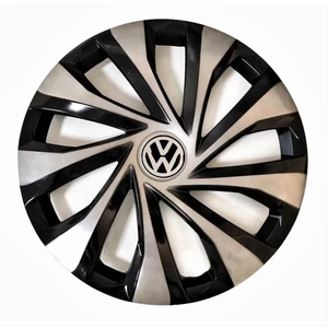 Volkswagen Caddy 15'' Inç Gri - Siyah 4'lü Set Jant Kapağı Çelik Jant Görünümlü