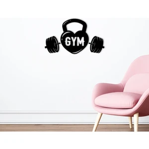 Bk Gift Gym Tasarımlı Ahşap Duvar Süsü-8