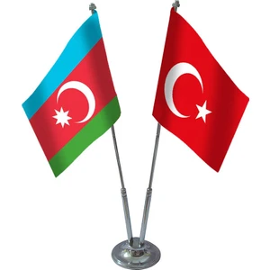 Bayrak Online Ikili Azerbaycan Masa Bayrağı Takımı