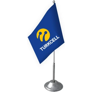 Bayrak Online Tekli Turkcell Masa Bayrağı Takımı