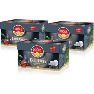 Doğuş Earl Grey Demlik Poşet Çay 100X3,2GR x 3 Adet