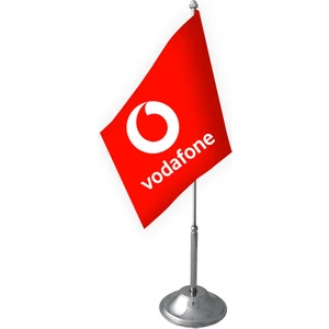 Bayrak Online Tekli Vodafone Masa Bayrağı Takımı
