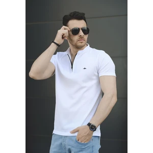 Roderick Hakim Yaka Petek Kumaş Yarım Fermuarlı Erkek Tshirt