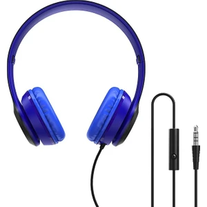 Telefon / Pc / Mp3 Çalar Tek Jak Kablolu Mikrofonlu Kulaküstü Kulaklık