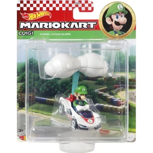 Hot Wheels Mario Kart Planörlü Araçlar Luigi GVD30-GVD35