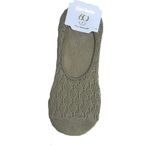 Goo Socks 3 Çift Ten Rengi Fileli Babet Çorap