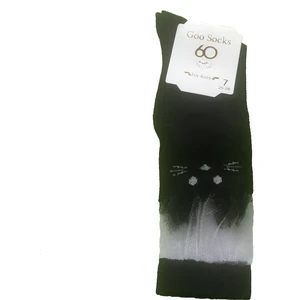 Goo Socks 3 Çift Siyah Renk Dizaltı Çocuk Çorap
