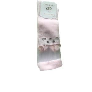 Goo Socks 3 Çift Pembe Renk Dizaltı Çocuk Çorap