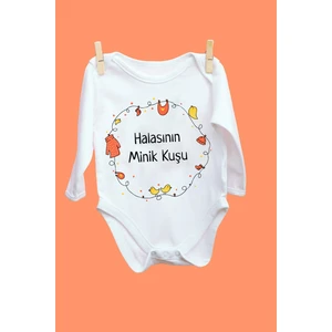 Halasının Minik Kuşu Desenli Uzun