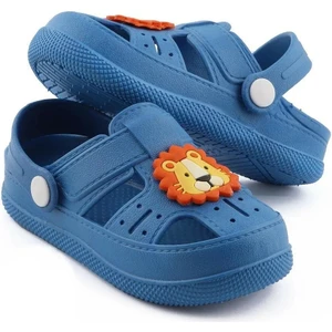 BK1001 Kaydırmaz Aslan Desenli Çocuk Sandalet Terlik