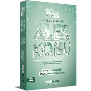 Yediiklim Yayınları ALES 2022 Master Serisi Sayısal Yetenek Konu Anlatımı