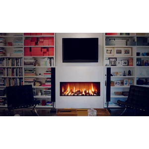 Mira Heating Mira MF150 Doğalgazlı Ön Yüzü Cam Ev Içi Şömine Seramik Odun Lav Taşı Seçenekli