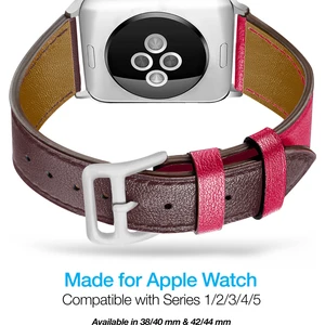 Apple Watch 2 3 4 5 6 Se  42 44 mm Deri Kayış Kordon