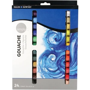 Daler Rowney Daler-Rowney Simply Guaj Boya Seti 24 Renk x 12 Ml.