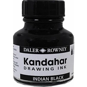 Daler Rowney Kandahar Ink Siyah Çini Mürekkebi 28 Ml.