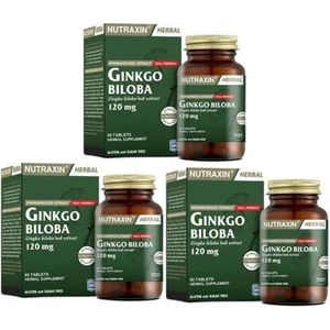 Ginkgo Biloba 120 Mg 60 Tablet x 3 Adet