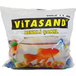 Renkli Akvaryum Çakılı